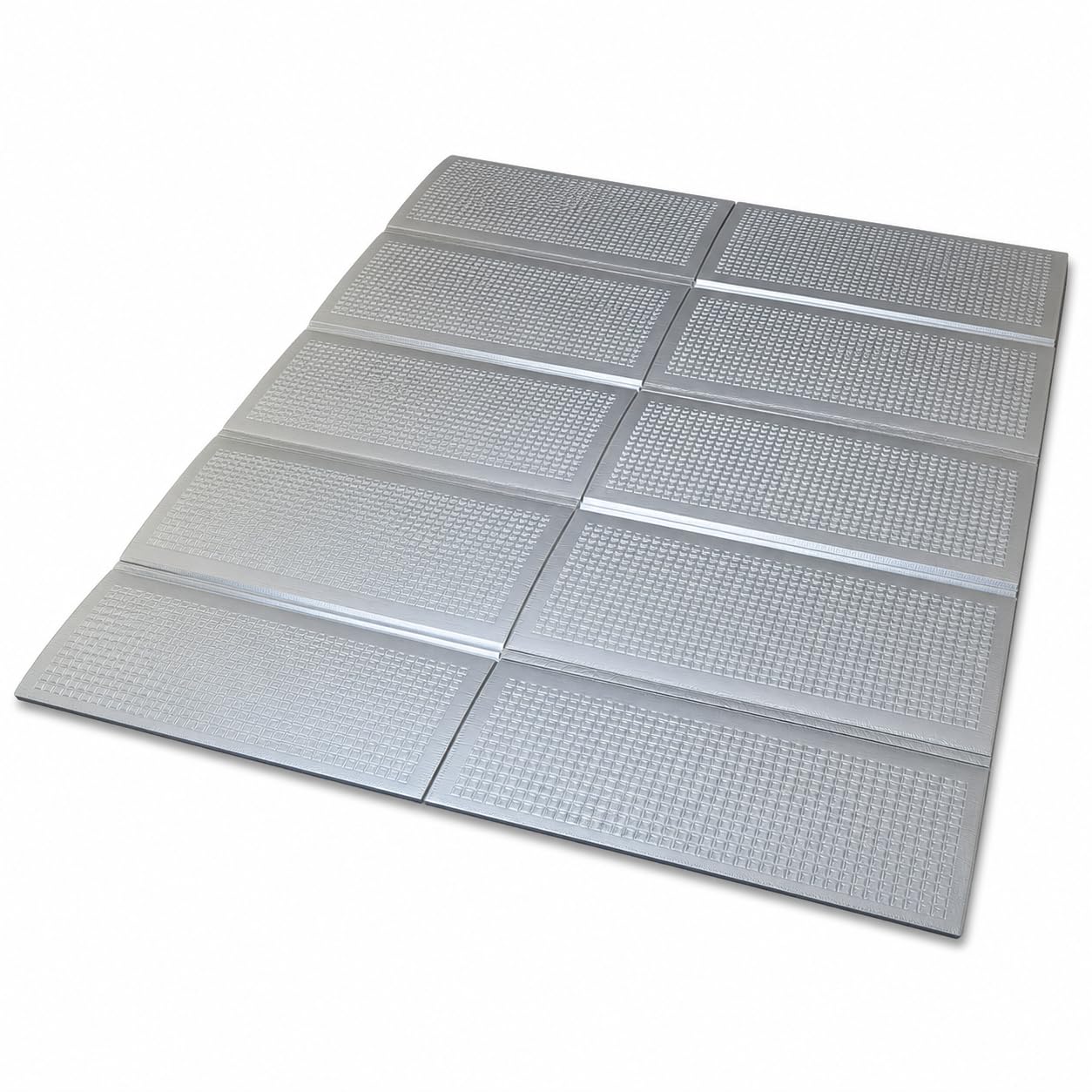 Colchoneta Espuma Aluminio para Camping, 1-2, Aislante para Exteriores, Esterilla Plegable