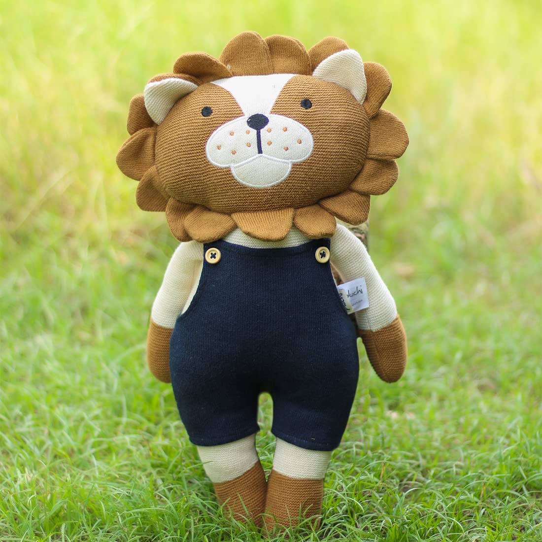 Pluchi Little Leo Soft Toys for Girls Cotton Knitted Toys for Babies (Stuffed Toys) in Bronze, Dark Navy & Dark Coffee Color (B0BGPP6SC2) Amazon Price History, Amazon Price Tracker