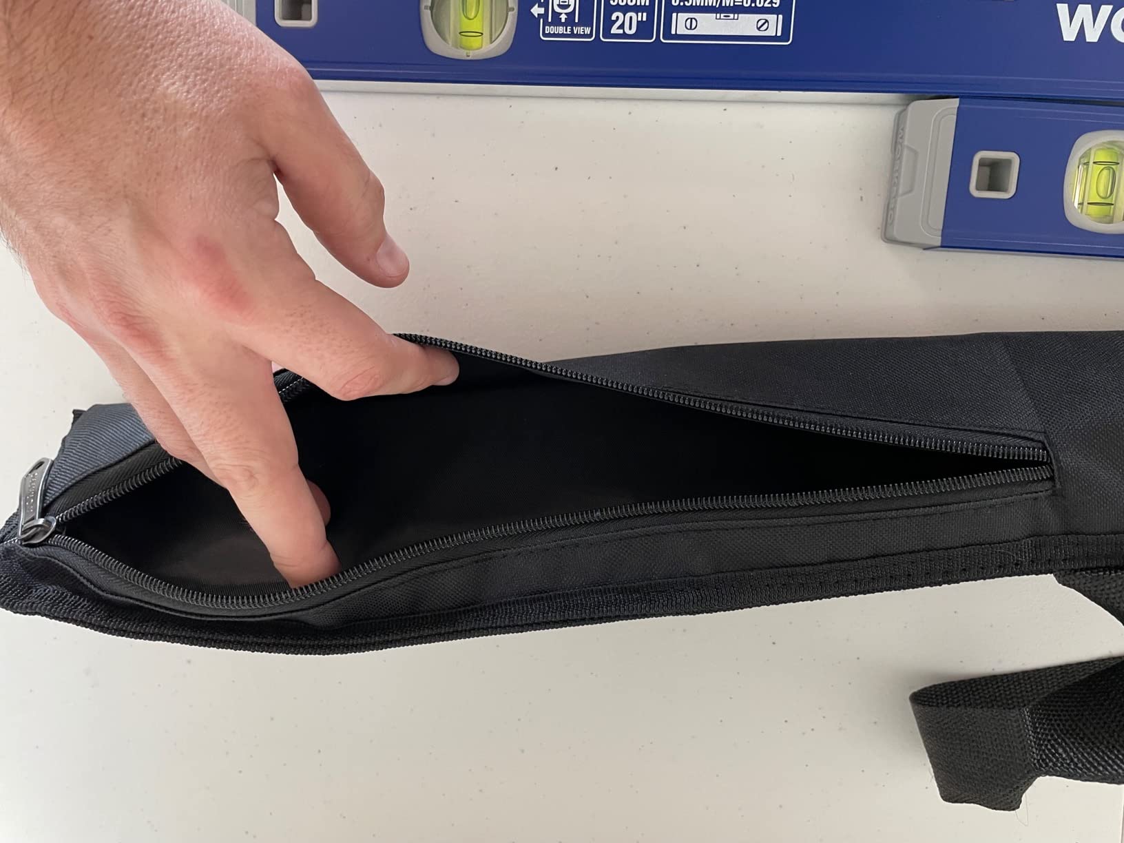 8/mo Finance WORKPRO 3Piece Spirit Level Set (12", 20", 40"), Level