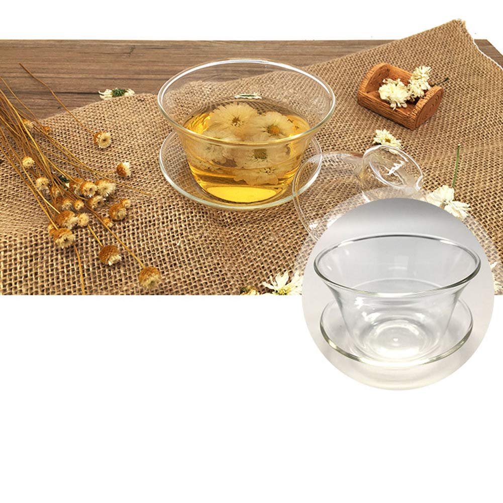 Mozentea Gaiwan Tea Set, 150ml Glass, Traditional Chinese Kung Fu Ceremony - Image 5