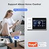 PGST Alarm System 26-Piece Home Alarm System House with App WLAN+ 4 G Alarm System Set with Window Door Sensors Motion Sensor RFID and Remote Controls Works with Alexa