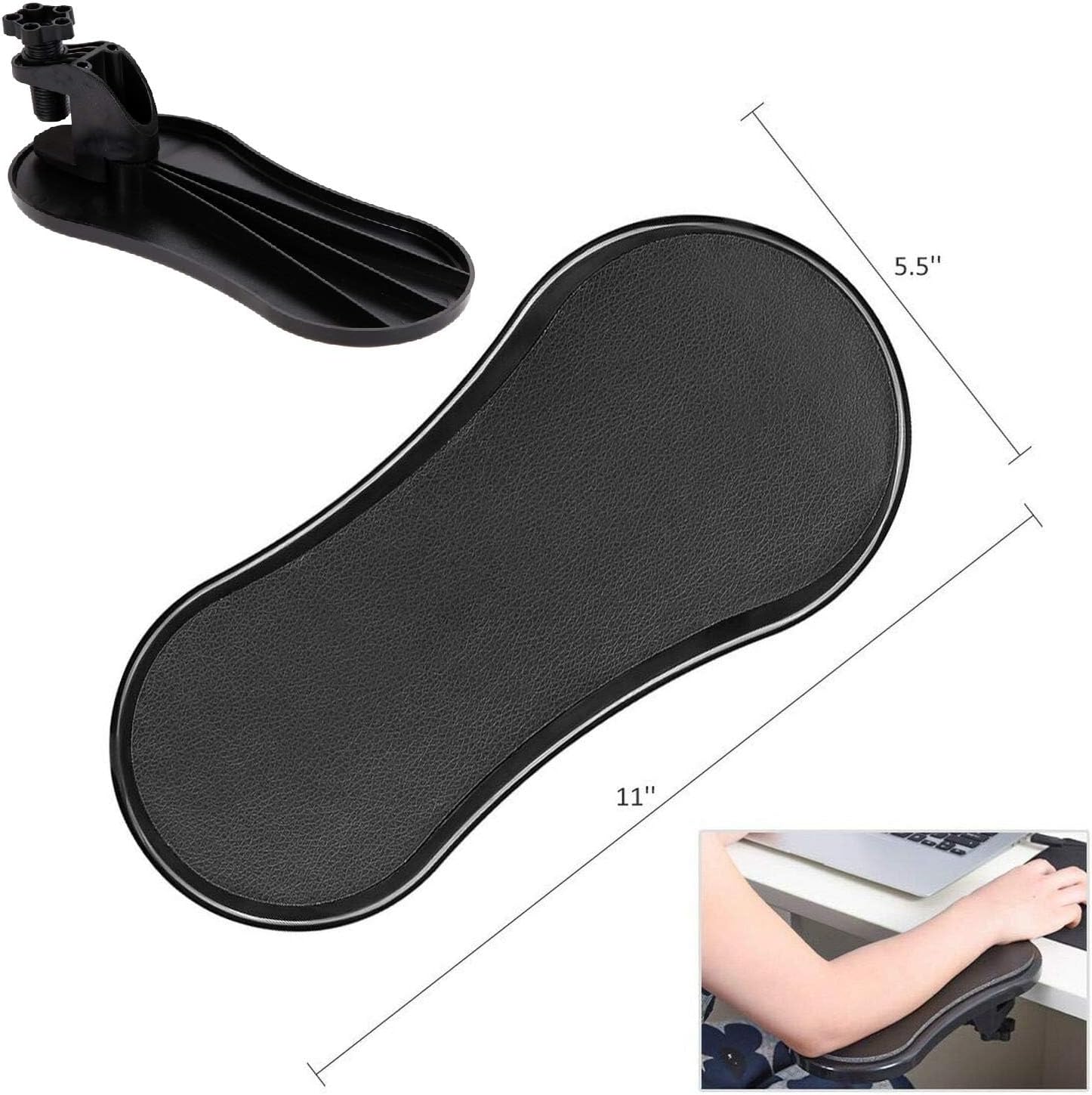 Armrest Support,Adjustable Wrist Rest Extender,Ergonomic Design Arm Rest Pad for Elbow,Release Stress & Eliminate Pain, No Assemble Required,2 Pack by STA
