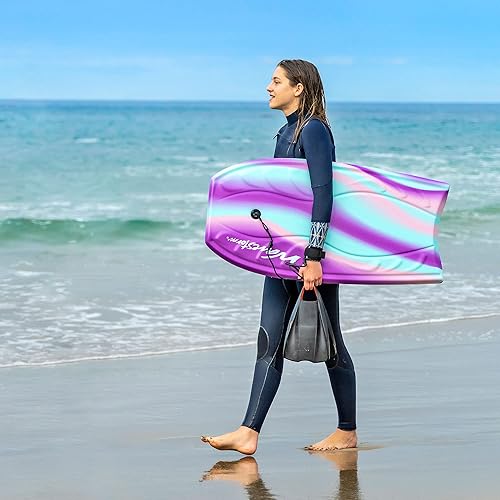 Miniatura 2 de Wavestorm Bodyboard de espuma de 40 pulgadas  Bodyboards Recreational Beginners Todos los niveles de surf  Cubierta contorneada y parte inferior del