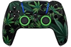 Custom Controllerzz Modded Wireless Custom Controller for PS5 - Compatible With All Shooting Games - Rapid Fire, Dropshot, Akimbo & More (Weeds)