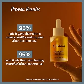 Alpha-H Golden Haze Face Oil - Hydrating Glow Booster for Dry Skin (25ml)