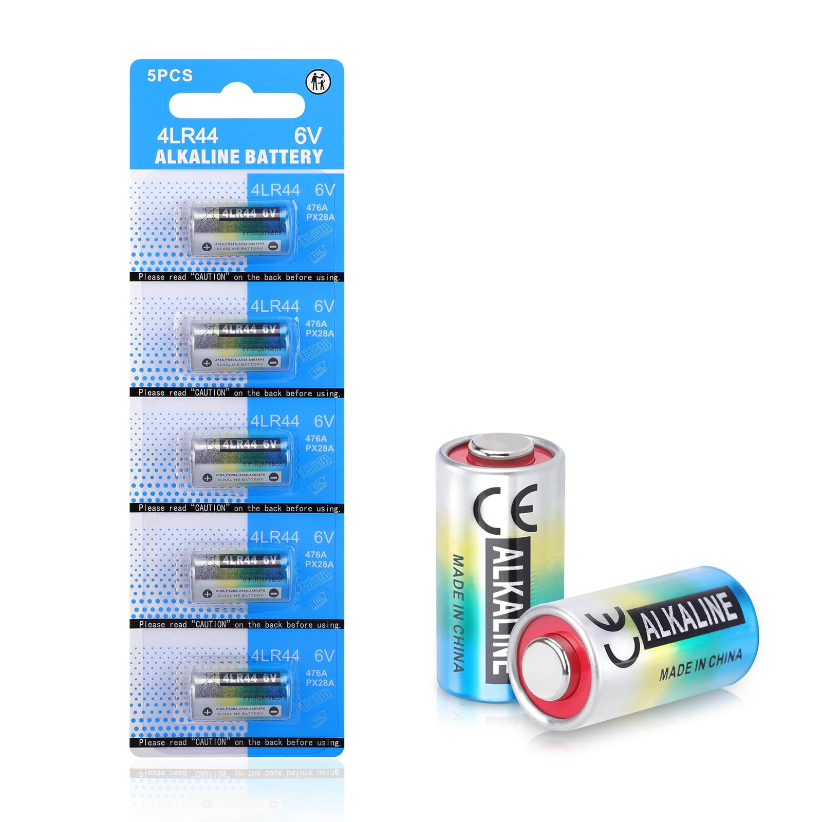 Photo 1 of *** only comes with two **
youchen 5 Count 6V Alkaline Battery 4LR44 / A544 / K28A / L1325 /476A / PX28A