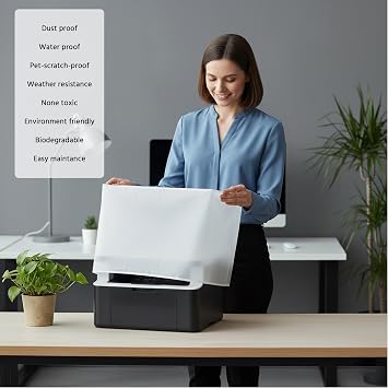 Printer Dust Cover Case Water Proof Protective Covers jacket,compatible with HP, EPSON,CANON, BROTHER, PIXMA Officejet (61W x61D x49H cm)