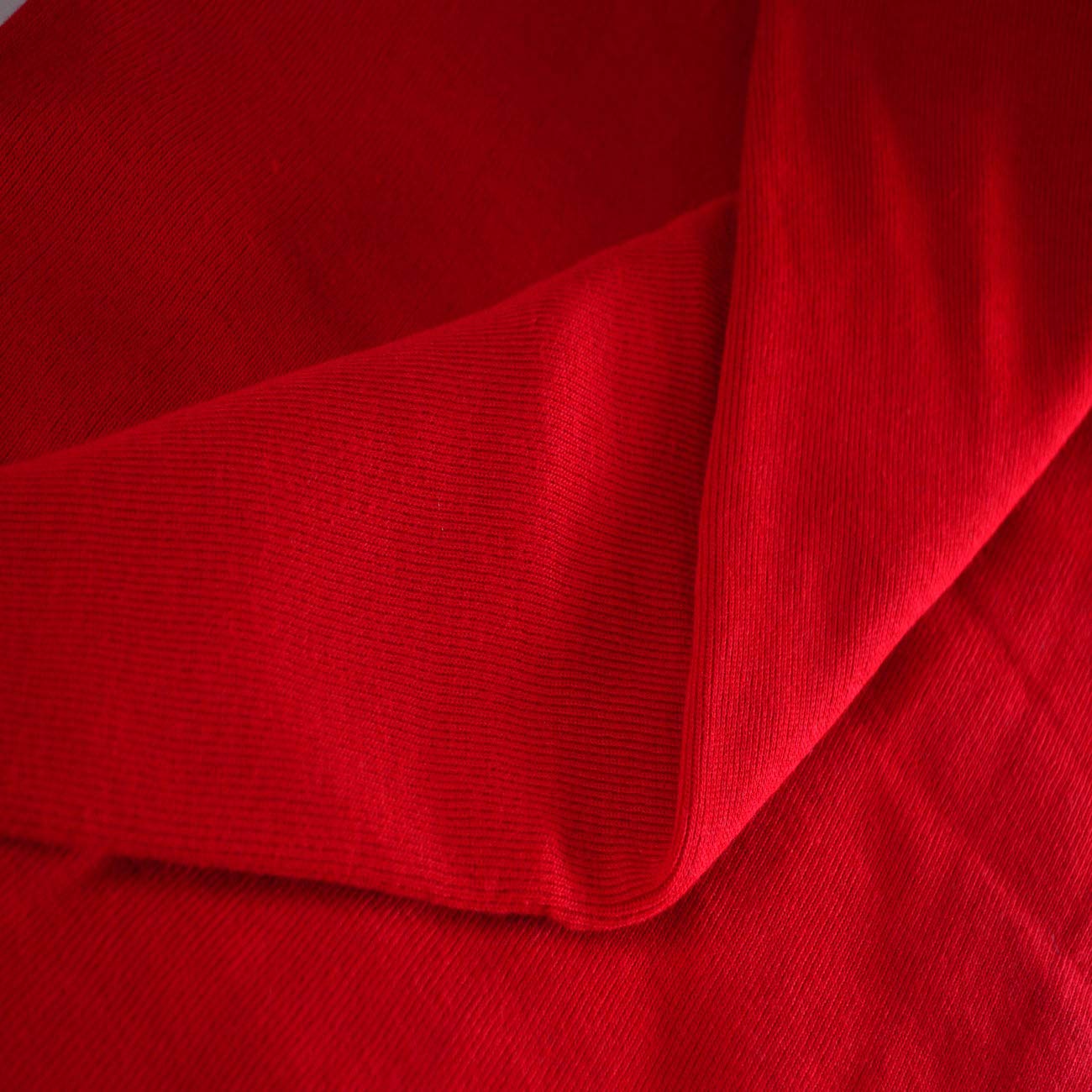 Neotrims Stretch Sweatshirt Rib Fabric, Knit Ribbing, Waistbands Cuffs. for Hoddies & Dressmaking. 10 Colors. Cotton Acrylic Poly Mix. Red, 5 Meters