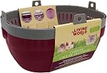 Living World 60888 Transporteur d'animaux de compagnie, rouge/gris, gros