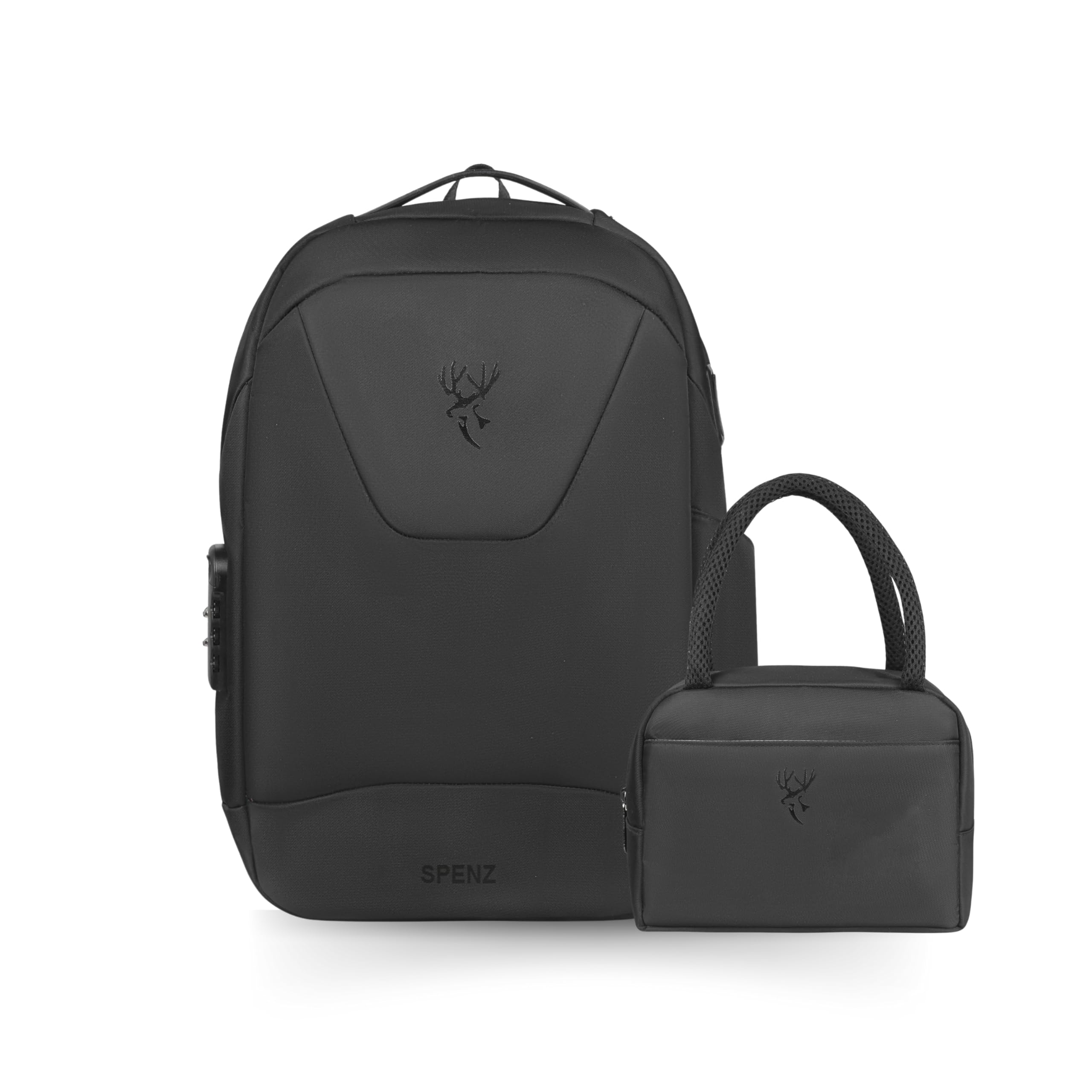 Spenz Hero Anti-theft 30L 15.6 inch Water Resistant USB port unisex Laptop Backpack for Men & Women with a Hot&cool Tiffin Bag