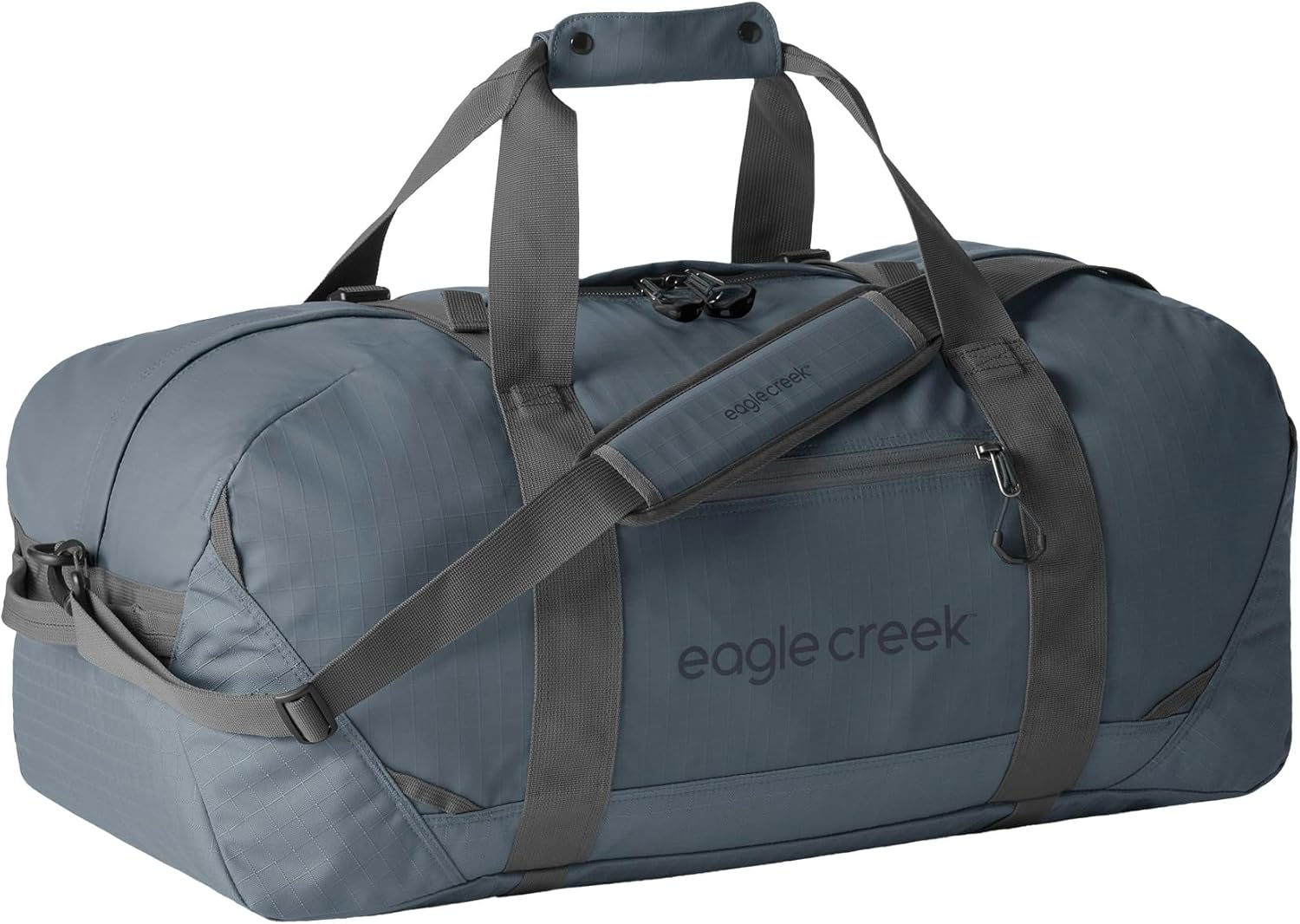 Eagle Creek No Matter What Duffel Bag - Eco Friendly Duffel for Sustainable Travel - Adjustable Shoulder Strap - Multiple Carry Options - Easy to Store - Smoke - 40L - Image 2
