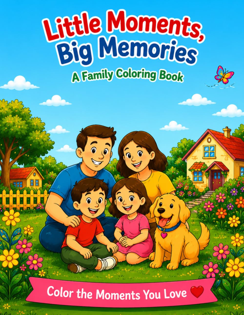 Little Moments, Big Memories: A Family Coloring Book