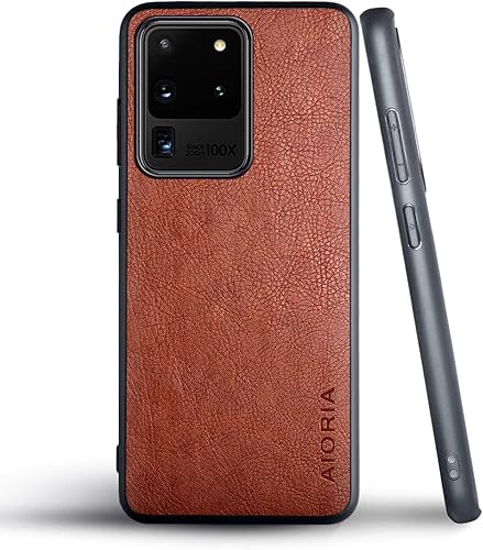 Vista 158 de Funda protectora completa para Samsung Galaxy S20 FE 5G, 6.5 pulgadas Premium PU cuero cubierta retro negocio diseño completo funda protectora