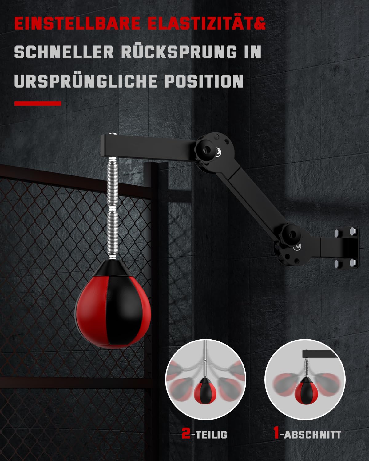 IMAYCC Punching Ball, Pera Veloce Boxe Con Supporto, Regolabile In Altezza E Pieghevole Supporto Sacco da Boxe, Pungiball Per Bambini, Ragazzi E Adulti, Per l'allenamento in Palestra, La Boxe, Ecc
