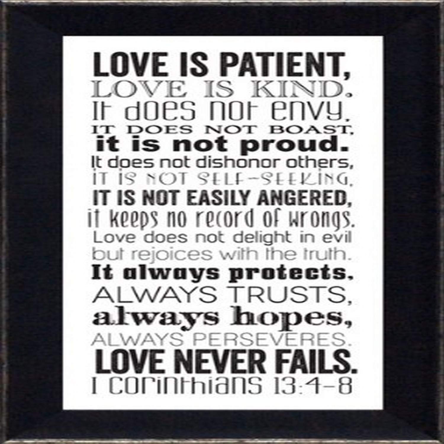 Artistic Reflections I Corinthians 13