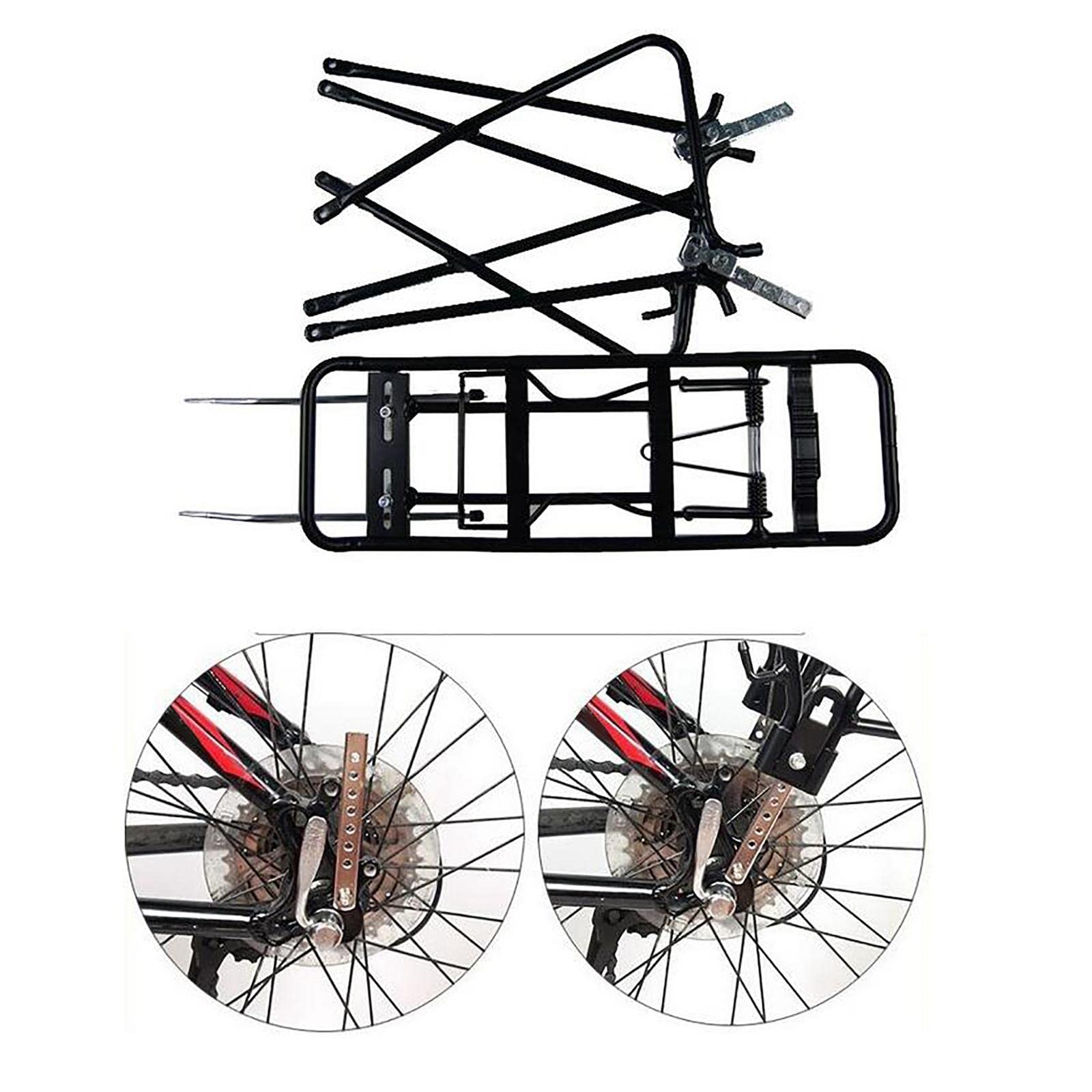 Tylny bagażnik rowerowy bagażnik bagażnik bagażnik aluminiowy rower turystyczny MTB kolarstwo