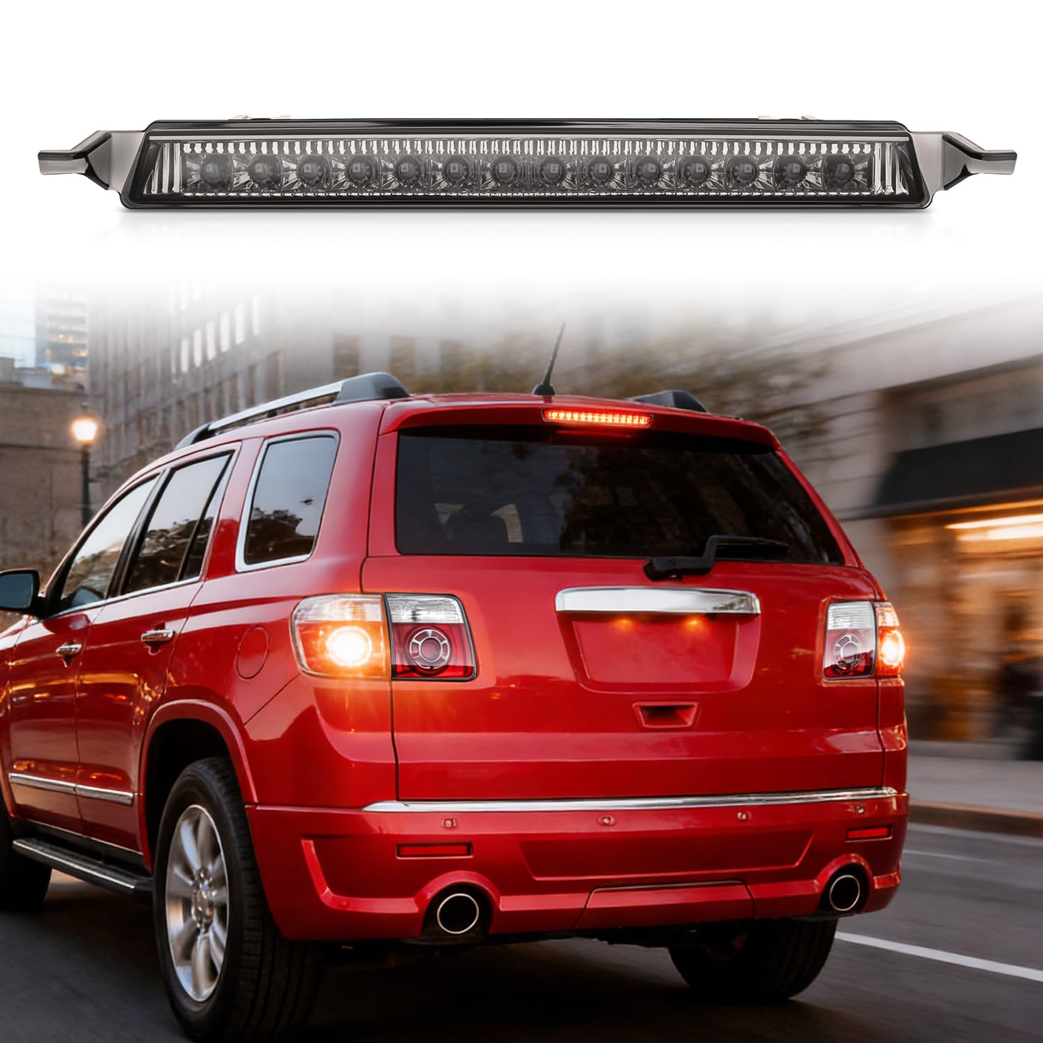Nilight Third Brake Light for Chevy Traverse 2009-2017 GMC Acadia 2009-2012