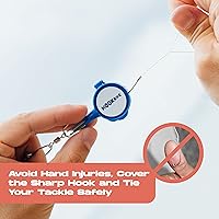 Vista 4 de HOOK-EZE Herramienta para atar nudos de pesca Protege de los anzuelos de pescado Ata nudos de pesca fácilmente Gadgets geniales