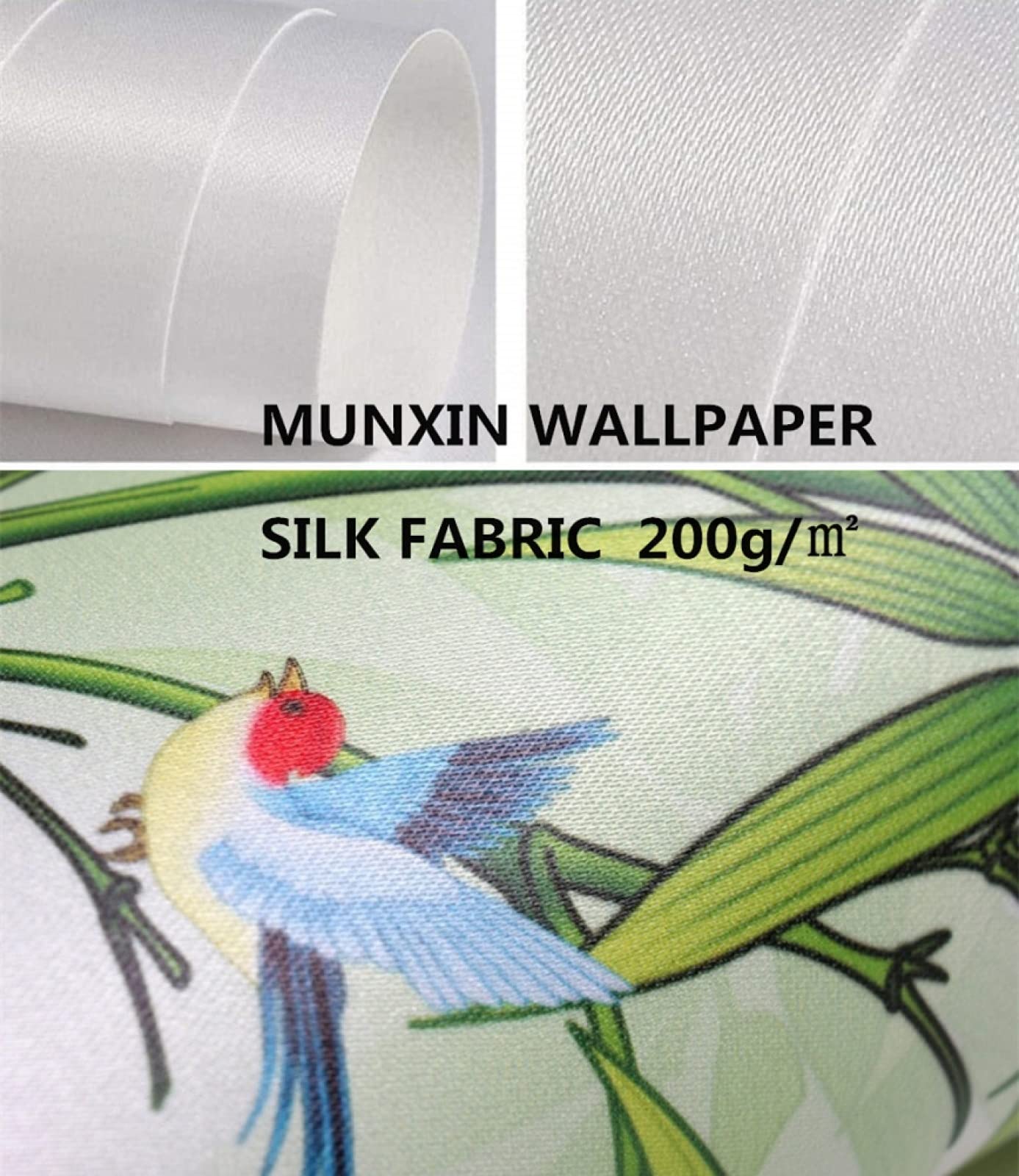 Fototapete 3D Tapete Elegante Blumen Und Vögel Im Aquarellstil Fototapete 3D Effekt Wandtapete Vliestapete Wandbilder XXL Wanddeko Tapeten