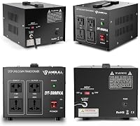 Anbull DT-2000W Toroid Transzformátor Feszültségátalakító - 110V-230V Konverter, Fel-Le Átalakító, 50-60 Hz, 2000VA Teljesítmény 6