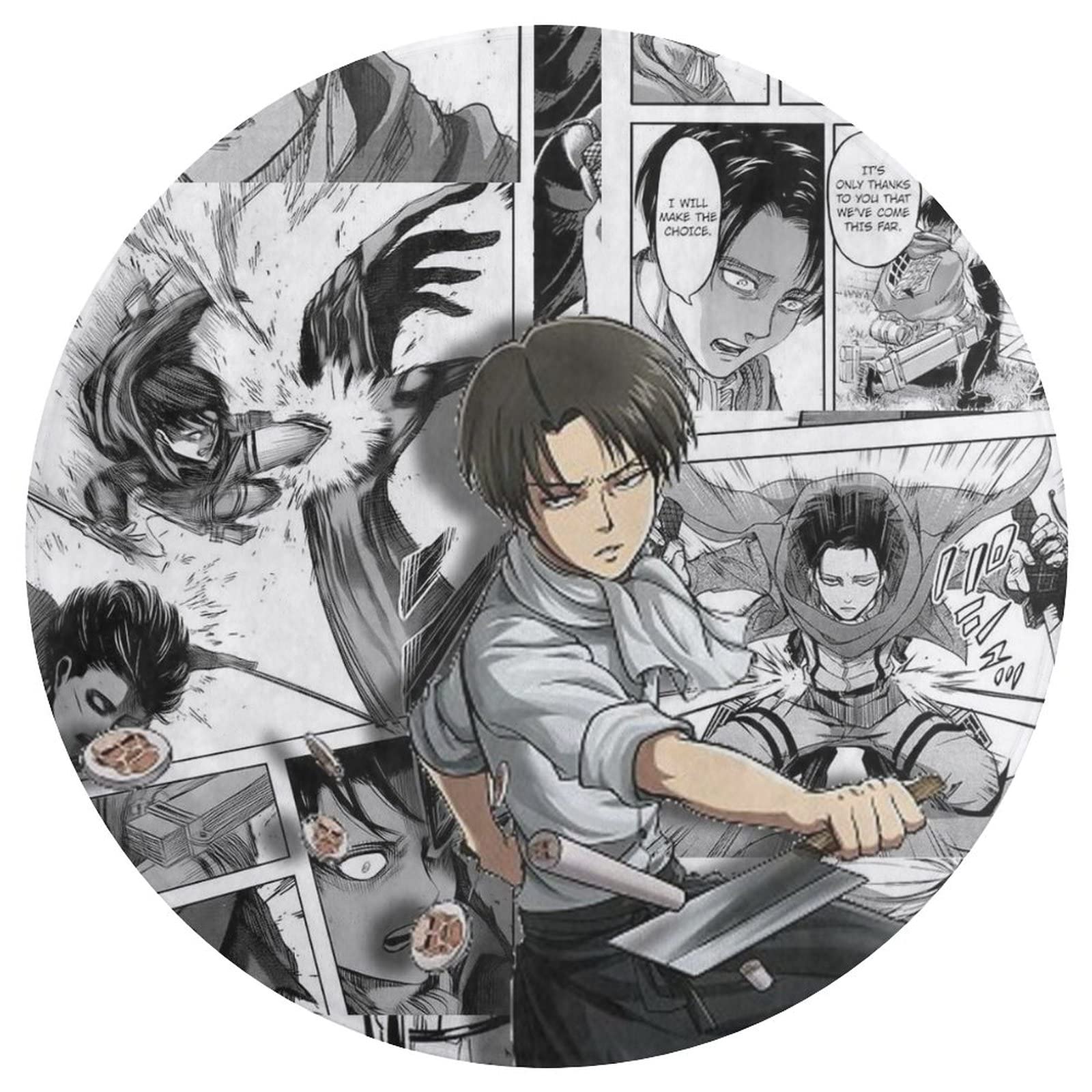 Amazon | 進撃の巨人 リヴァイ 兵長 カーペット おしゃれ ラグマット