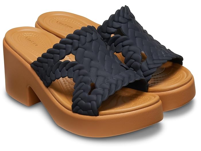 Women's Crocs Brooklyn Woven Slide Heels | Zappos.com
