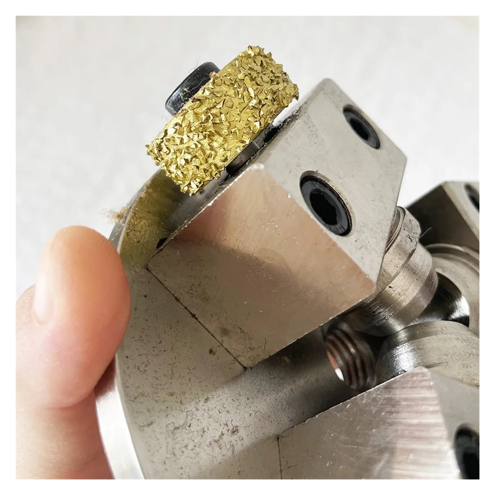 Martillo abrasivo de 110 mm con 3 Rodillos de aleación for pulir Piedra, mármol, Granito, hormigón y Suelos.