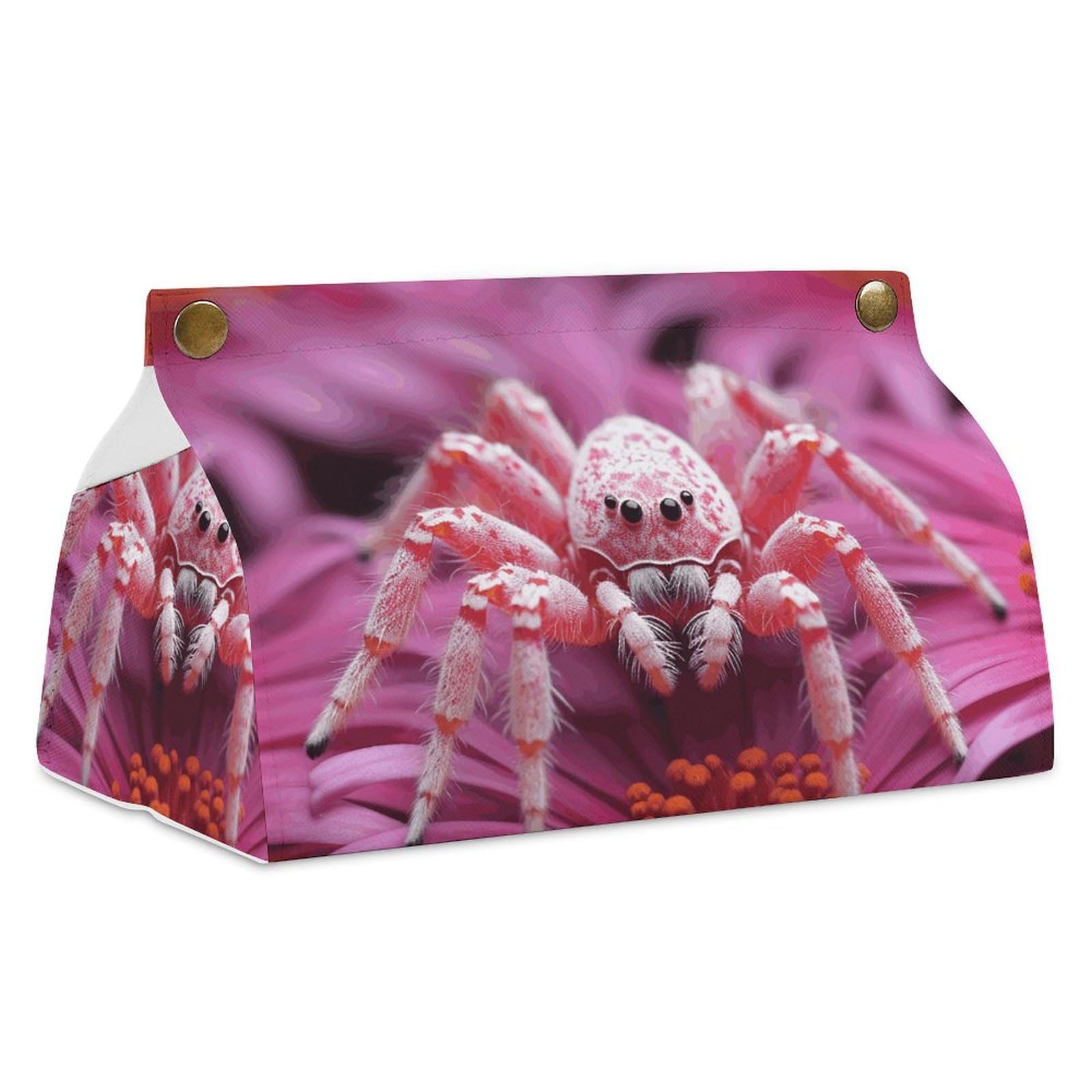 Boîte à mouchoirs en cuir pour table de chevet et bureau