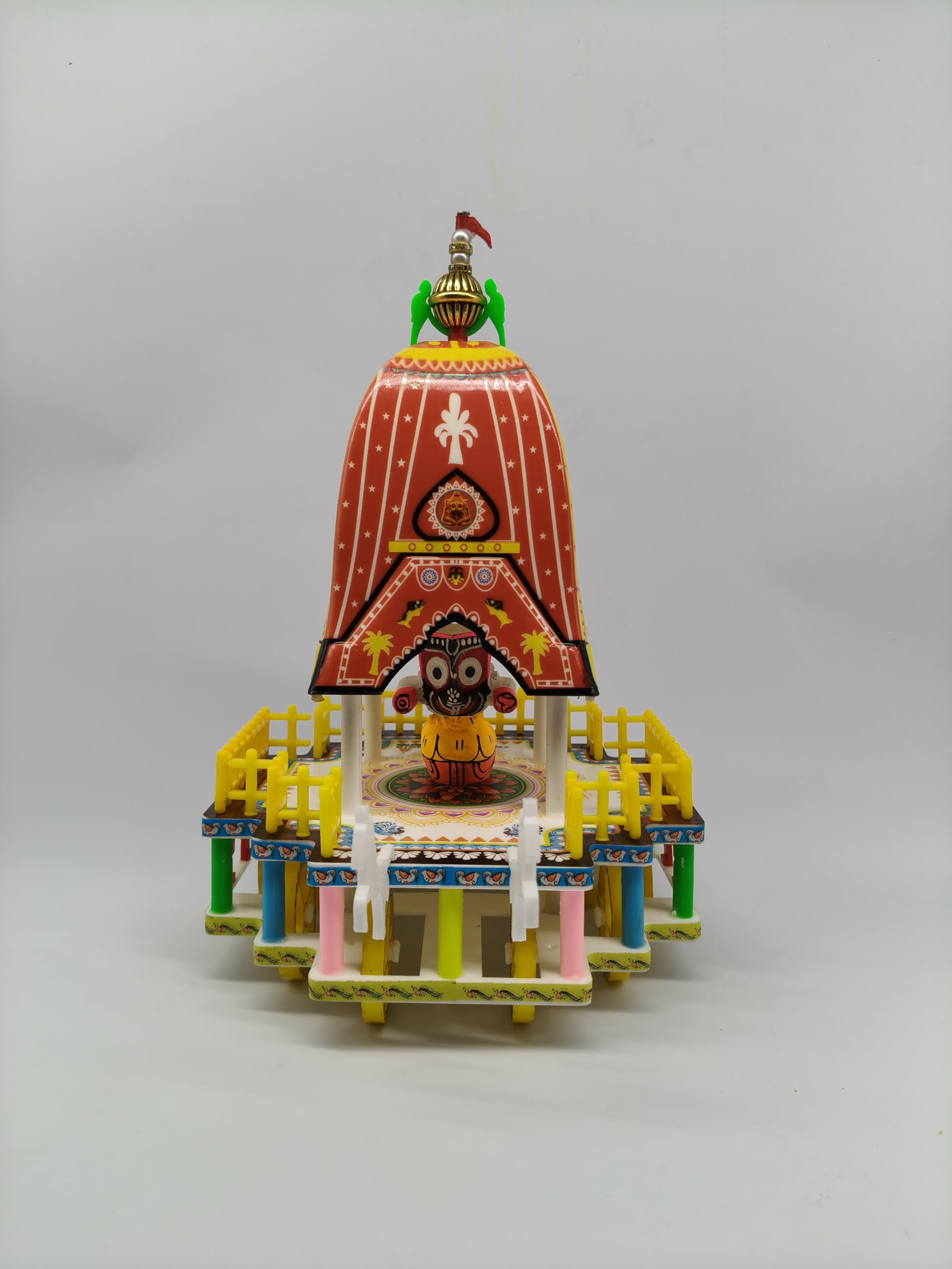 Mini Jagannath Puri Rath Yatra Chariot Nandighosh Decorative for Home Temple Festival Decoration Jagannath Model-image-20
