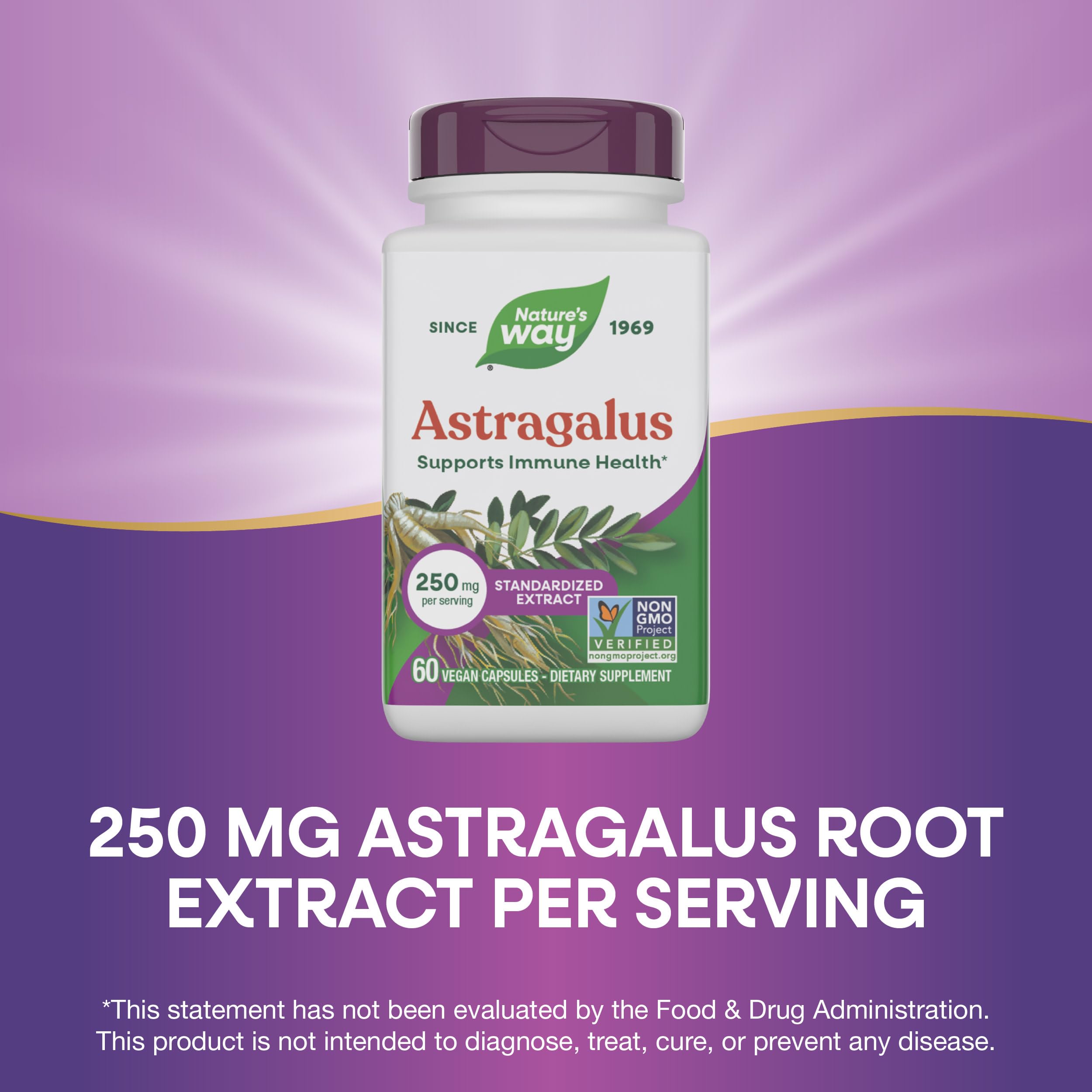 Nature's Way Astragalus Premium Extract, Supports Immune Health*, 60 ct — Amazon image 4