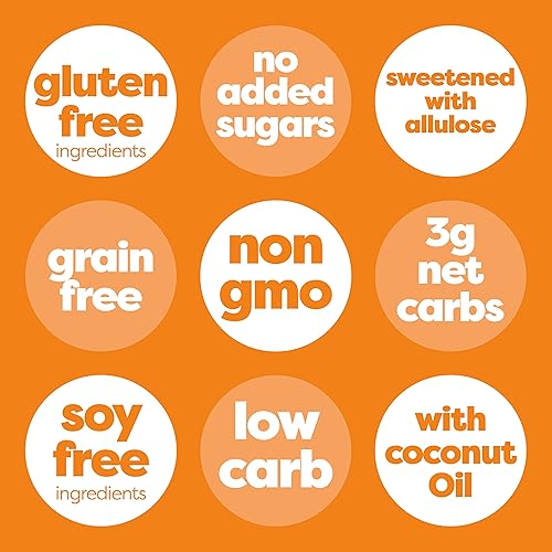 Miniatura 6 de Kiss My Keto Cereal de granola  Granola de chocolate con mantequilla de maní, cereal bajo en carbohidratos (0.07 oz neto) granola baja en azúcar