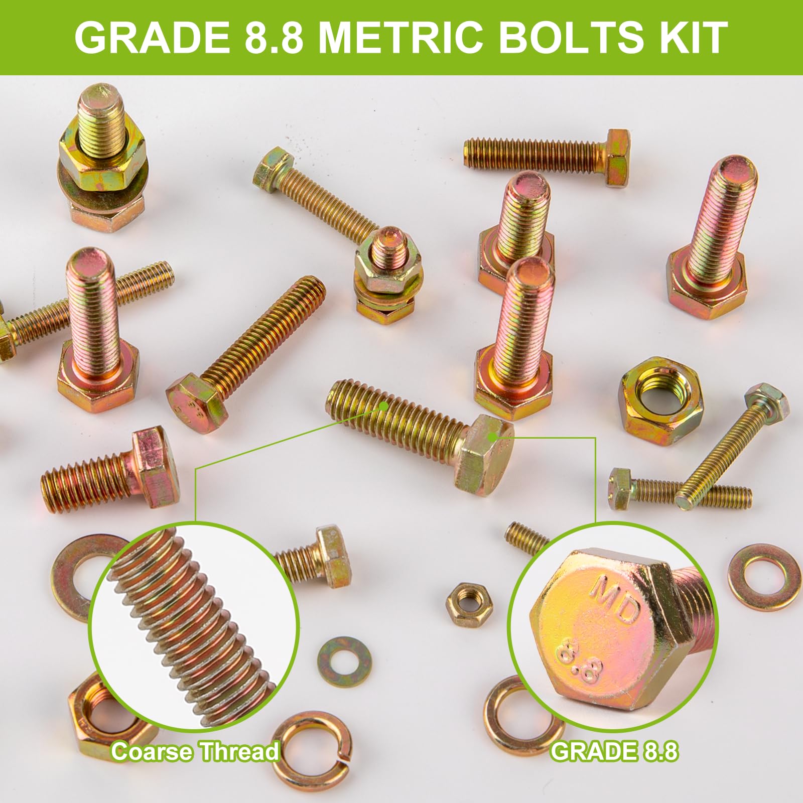 975 Piece Bolt & Nut Kit - Grade 8.8 Fasteners -3