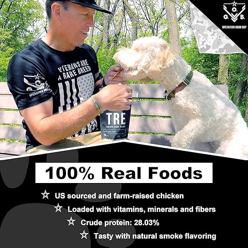 Miniatura 10 de Operation Good Boy - Golosinas para perros  Palitos de pavo Ruck Up Round  Carne natural criada en granja  Ingredientes aprobados por la AAFCO