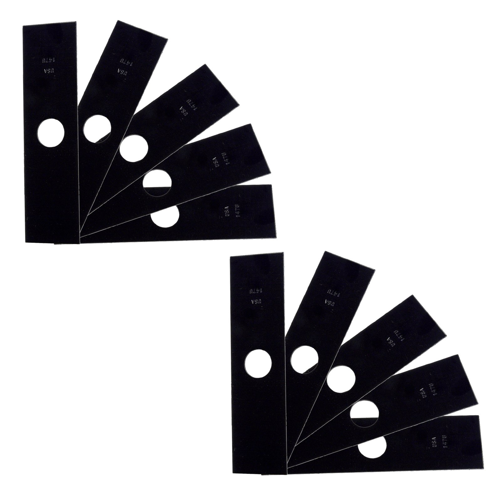 10 cuchillas de corte USA tratadas térmicamente para artesano Echo Husqvarna Stihl RYOBI Red Max Green Máquina Maruyama Shindaiwa