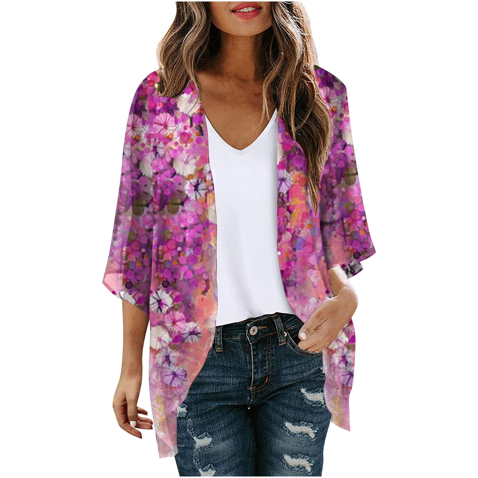 TANGNADE Women Summer Bikini Kimono Bathing Suit Cover Ups for Swimwear Summer Outfits for Women 2024 Vacation