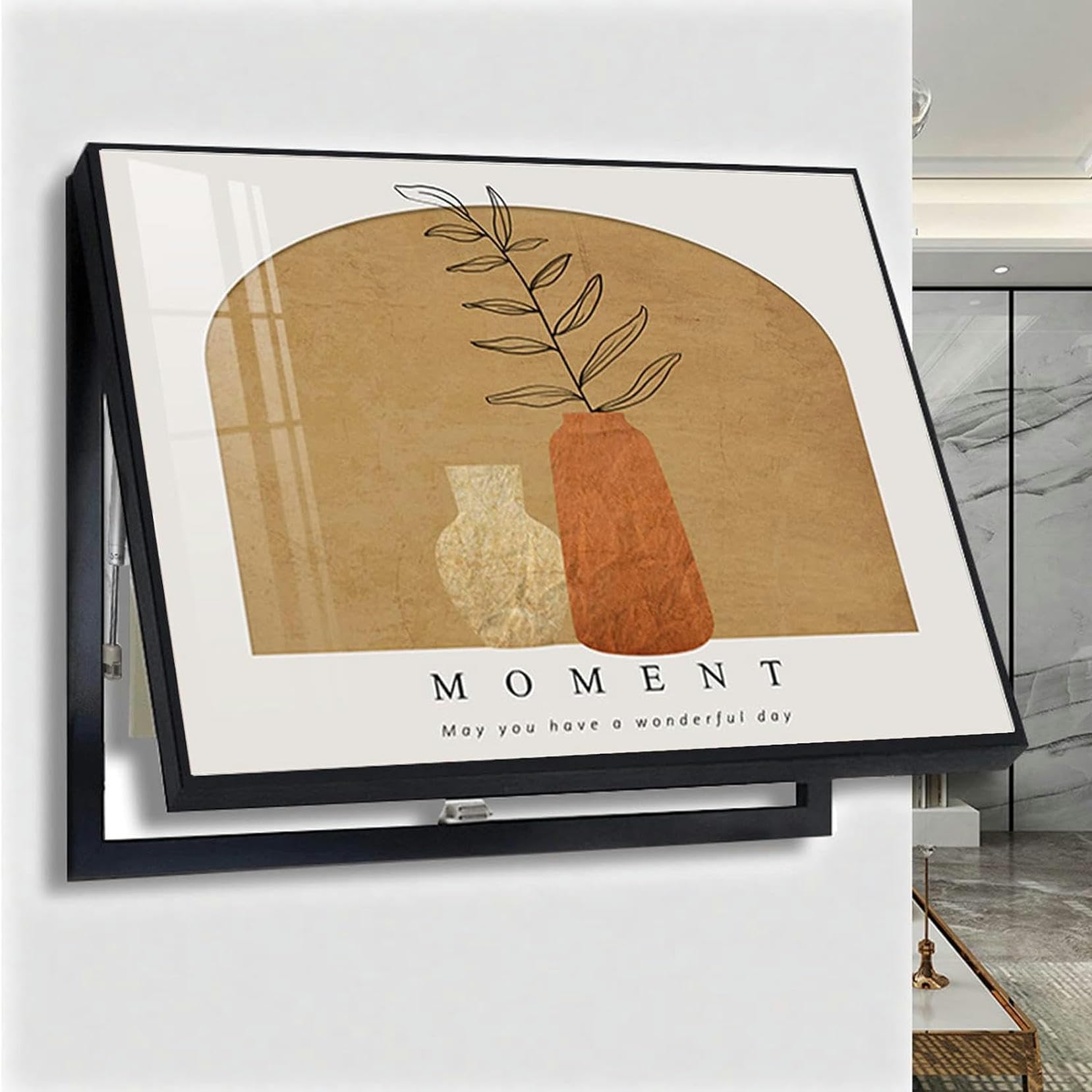 Peinture décoration de coussin pour masquer les boîtiers électriques muraux