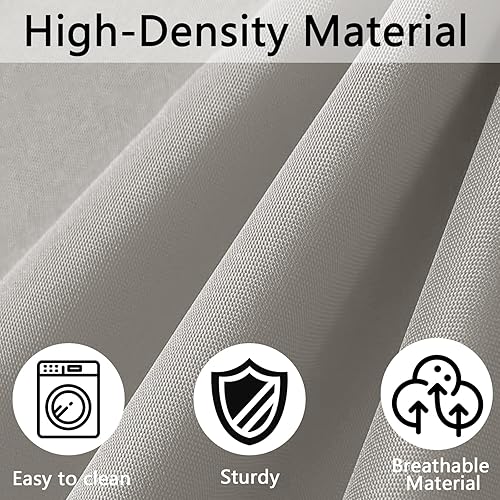 Miniatura 86 de Juego de 14 fundas de cojín de repuesto para patio al aire libre, a prueba de salpicaduras, con cremalleras, solo funda protectora para muebles