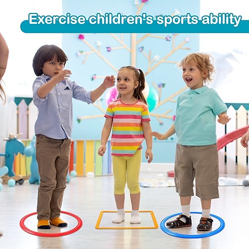 Miniatura 6 de Woanger Juego de 2 juegos de cuadritos para exteriores, 20 piezas, juego de anillos de remolacha con 30 conectores para interiores y exteriores para