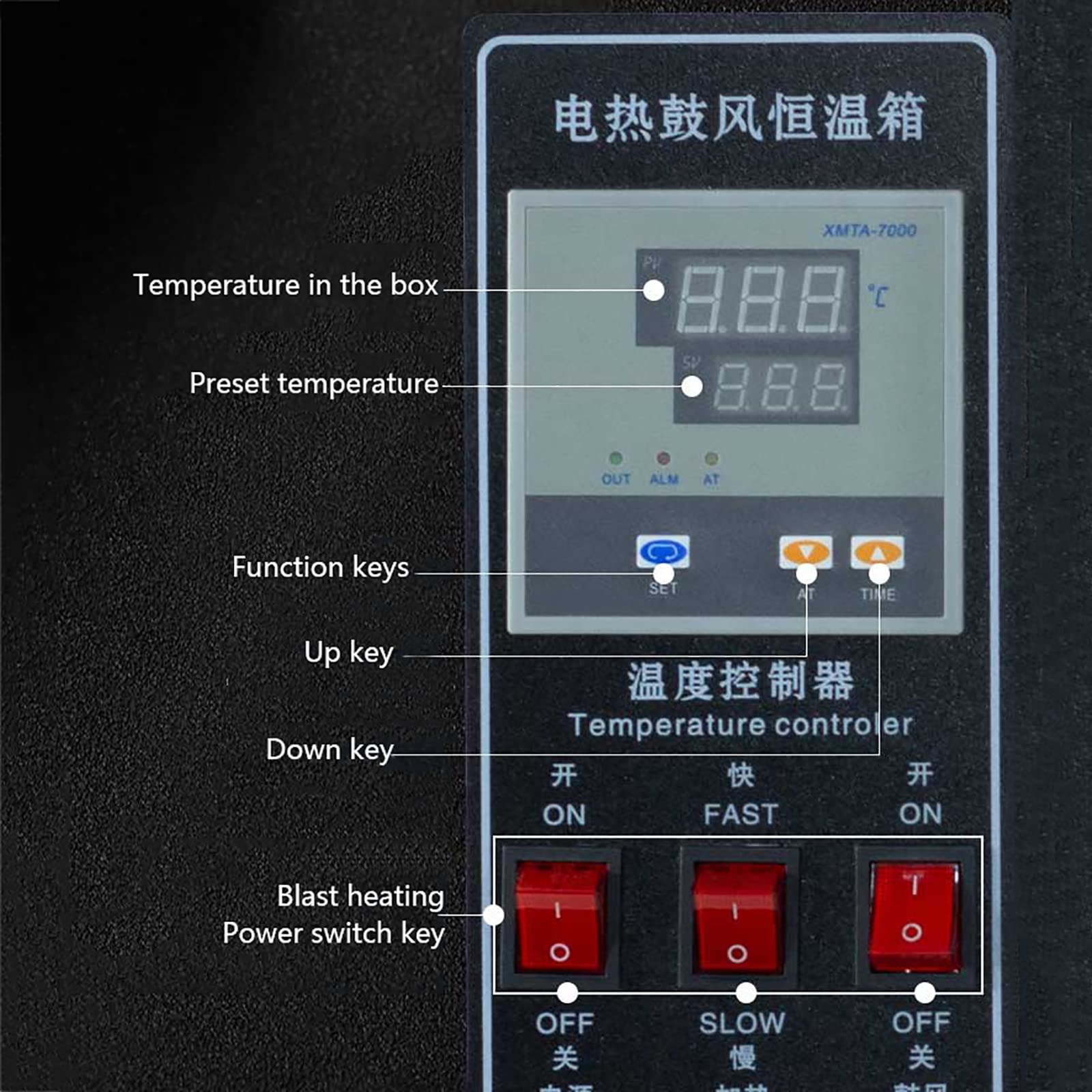 Incubadora de germinación de semillas microbianas de laboratorio de 16 L con instrumento inteligente controlable, horno eléctrico de temperatura constante para moho bioquímico, control de humedad