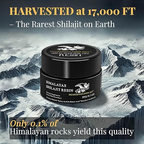 Miniatura 2 de Resina Shilajit del Himalaya, grado dorado puro, 100% natural con más de 85 oligominerales  Impulso de energía y apoyo inmunológico para hombres y