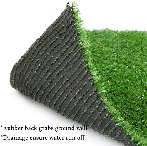 Miniatura 3 de Tapete de césped artificial de 0.4 pulgadas, tamaño personalizado, tapete de césped sintético, paisaje de césped sintético para decoración,