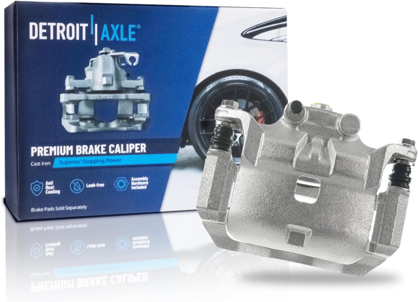 Detroit Axle - Front Right Brake Caliper for Nissan Versa Note March Micra, Passenger Side Brake Caliper with Bracket Replacement