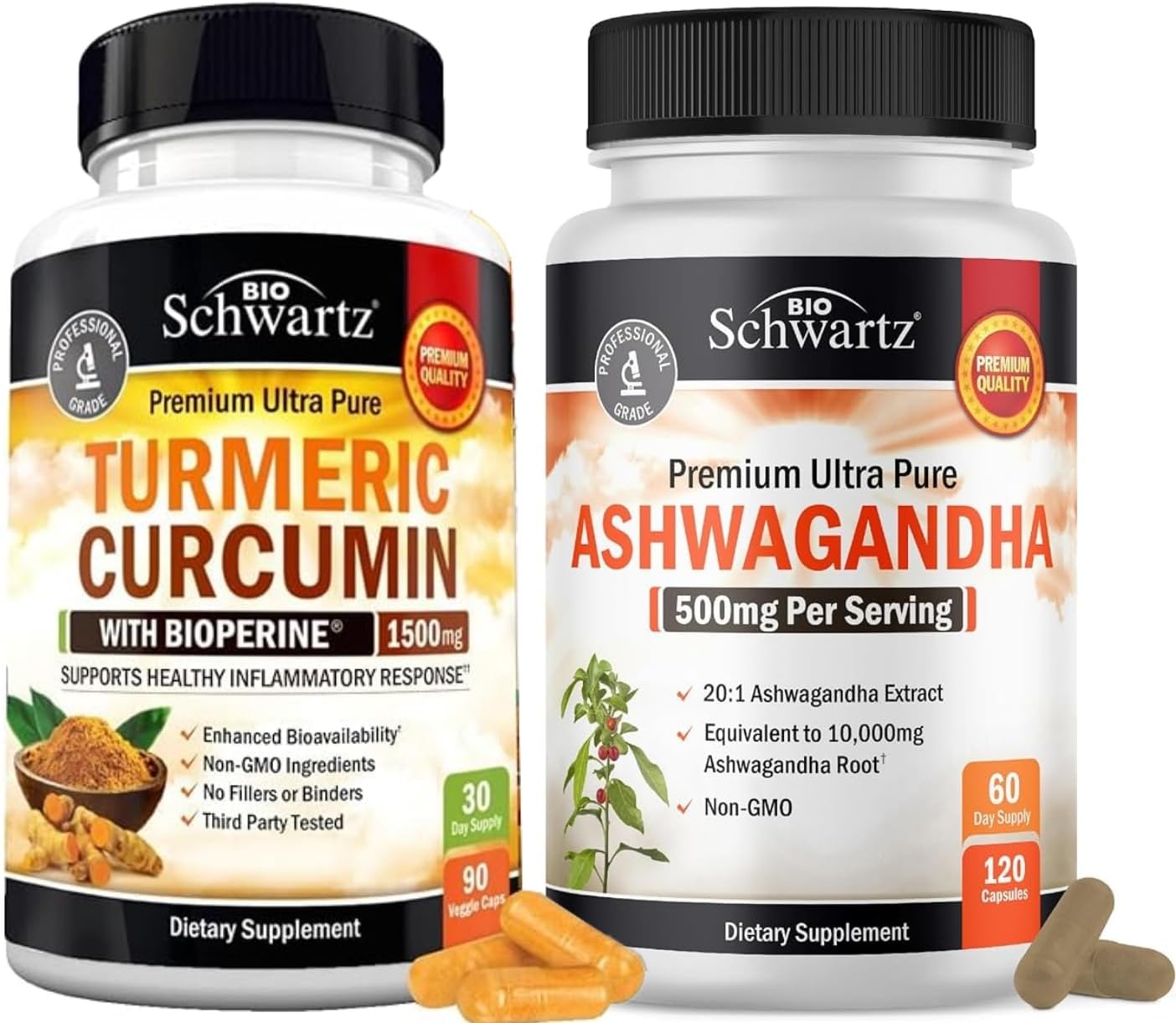 Amazon.com: Extra Strength Ashwagandha Capsules (2 Month Supply) Plus ...