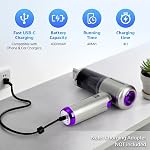 Bug Capteur à vide & Sans fil sous vide portatif, 17KPa 4-in-1 Mini aspirateur & Air Duster Blower, 180° Nettoyeur portable pliable pour voiture, Cheveux d'animal, Maison, Bureau, Insecte, Spider & Jardin, Aspirateur Voiture 180° pliable, petit, Mini, 17KPa Succès puissant