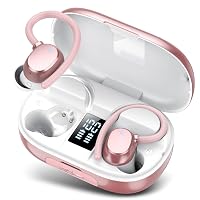Cuffie Bluetooth Sport, Auricolari Bluetooth 5.3 con 128 Ore HiFi Stereo Cuffie Wireless con 4 ENC Mic