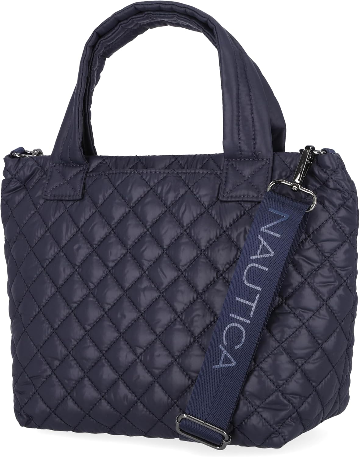 Nautica Quilted Women’s Satchel Tote Crossbody Shoulder Bag - Image 6