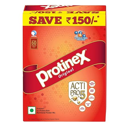 Protinex Original Health And Nutritional Drink Mix For Adults With High Protein & 8 Immuno Nutrients, 750g