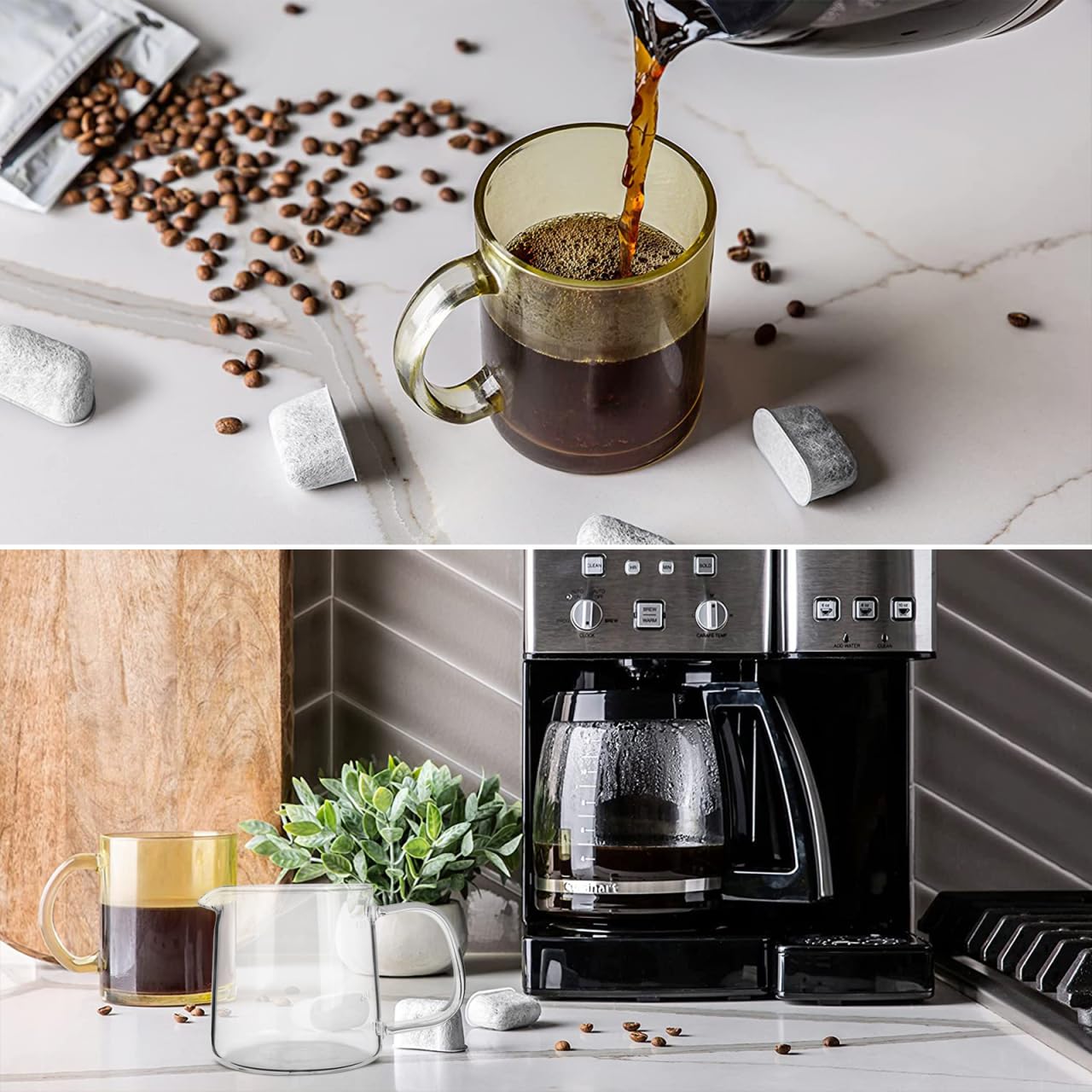 Caraffa in vetro borosilicato trasparente resistente al calore per caffettiera per casa e caffè