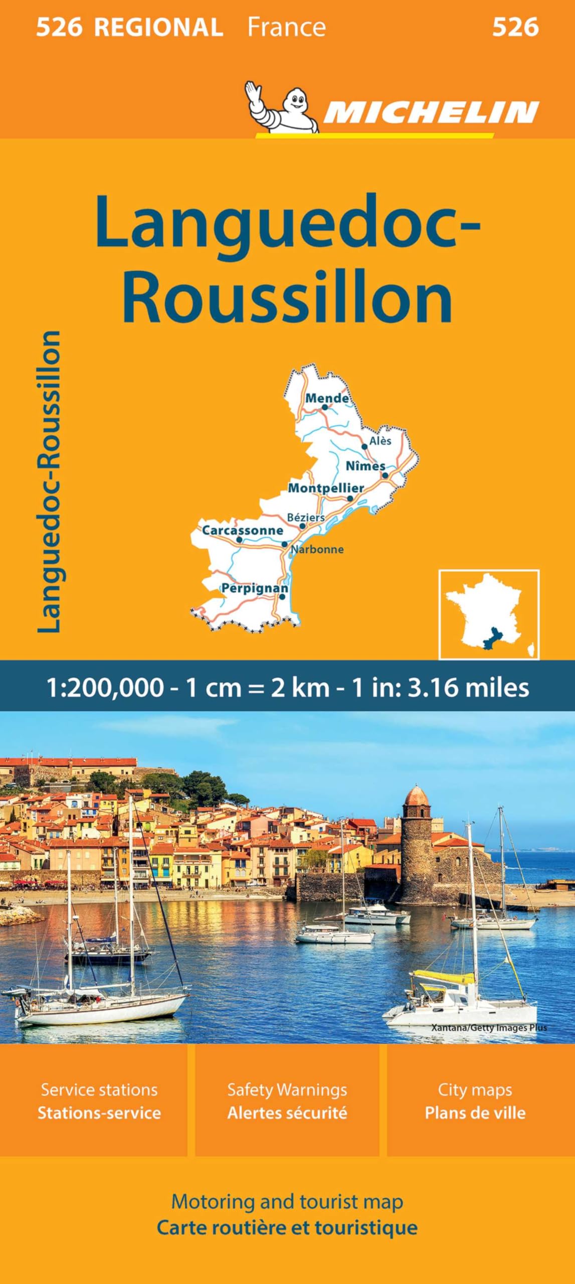 Languedoc-Roussillon - Michelin Regional Map 526 (The Michelin Maps, 526)
