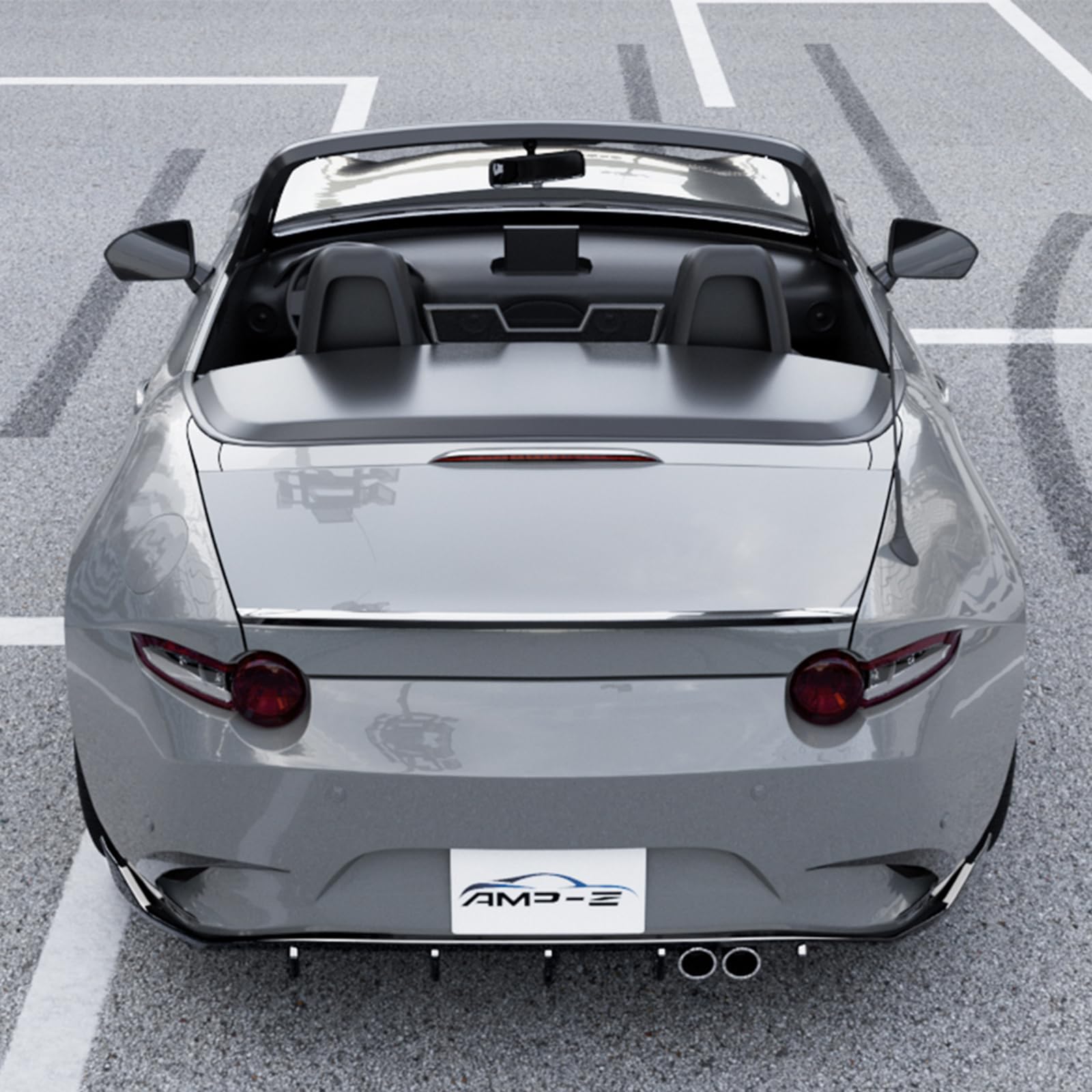 Diffusore paraurti posteriore per Mazda MX-5 Miata ND 2016-2026 Bodykit nero
